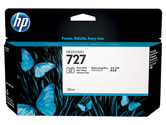 Струйный картридж HP DesignJet 727, фото черный (B3P23A)