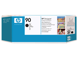 HP C5054A Black Printhead and Printhead Cleaner №90