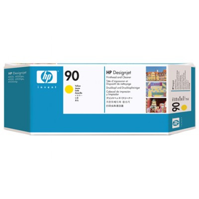 HP C5057A Yellow Printhead and Printhead Cleaner №90