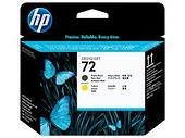 Печатающая головка HP DesignJet 72, матовый черный и желтый (C9384A)