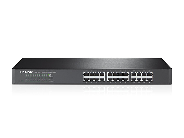 Коммутатор 24-портовый Tp-Link TL-SF1024 24-port 10/100Mbit, 1U