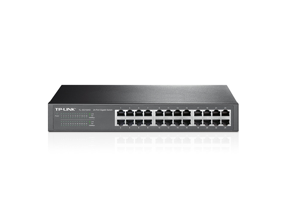 Коммутатор GbE 24-портовый Tp-Link TL-SG1024D