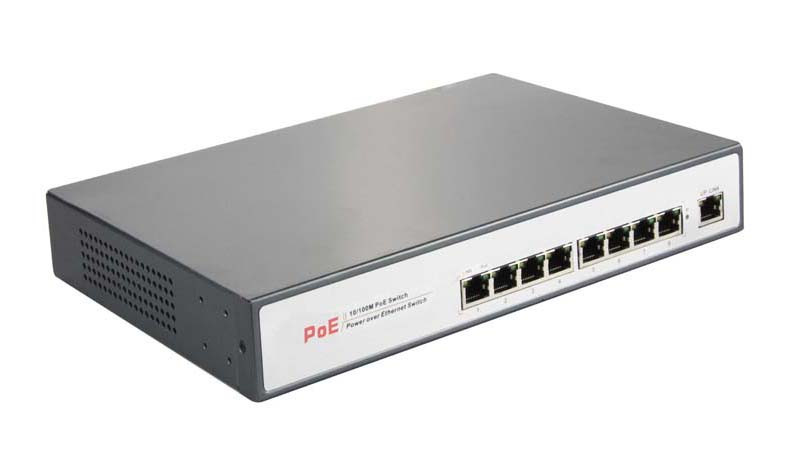 Коммутатор PoE 8-портовый ONV POE31008PN-at