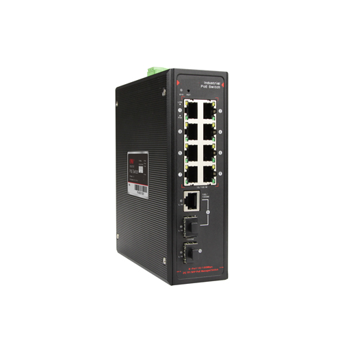Коммутатор PoE индустриальный управляемый GbE 8-портовый ONV IPS33108PFM
