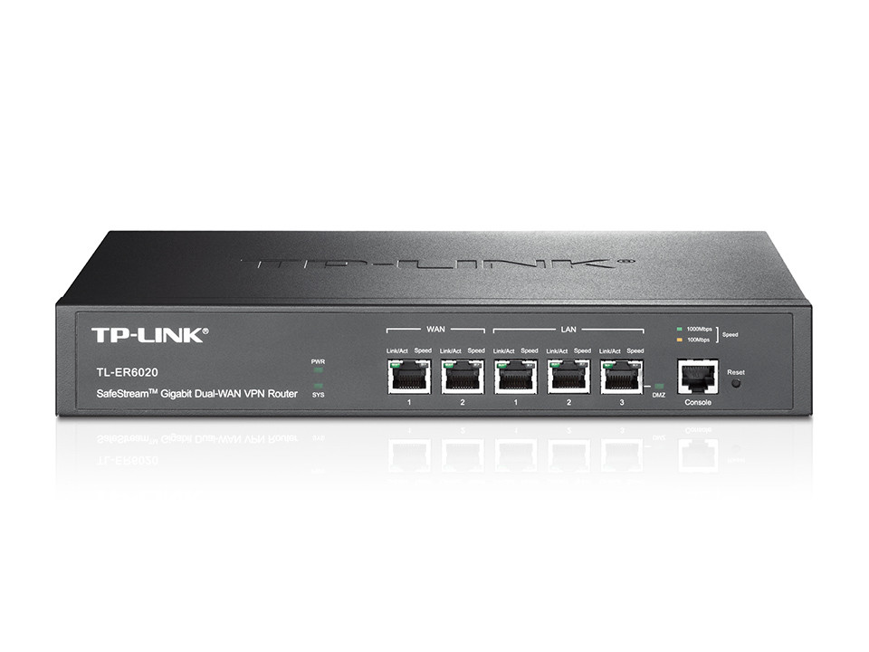 Маршрутизатор GbE Multi-WAN VPN Tp-Link TL-ER6020 <SafeStream™