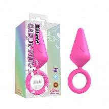 Анальная пробка "CANDY PLUG L" L 9.0 см, D 3.9 см, силикон