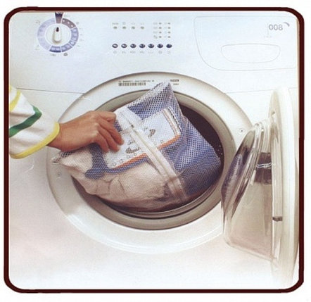 Сетка-мешок на молнии для деликатной стирки белья [30х40 см], фото 1