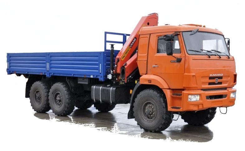 Камаз 43118 6х6 г/в 2019 ЕВРО 5 с КМУ PALFINGER PK 23500A