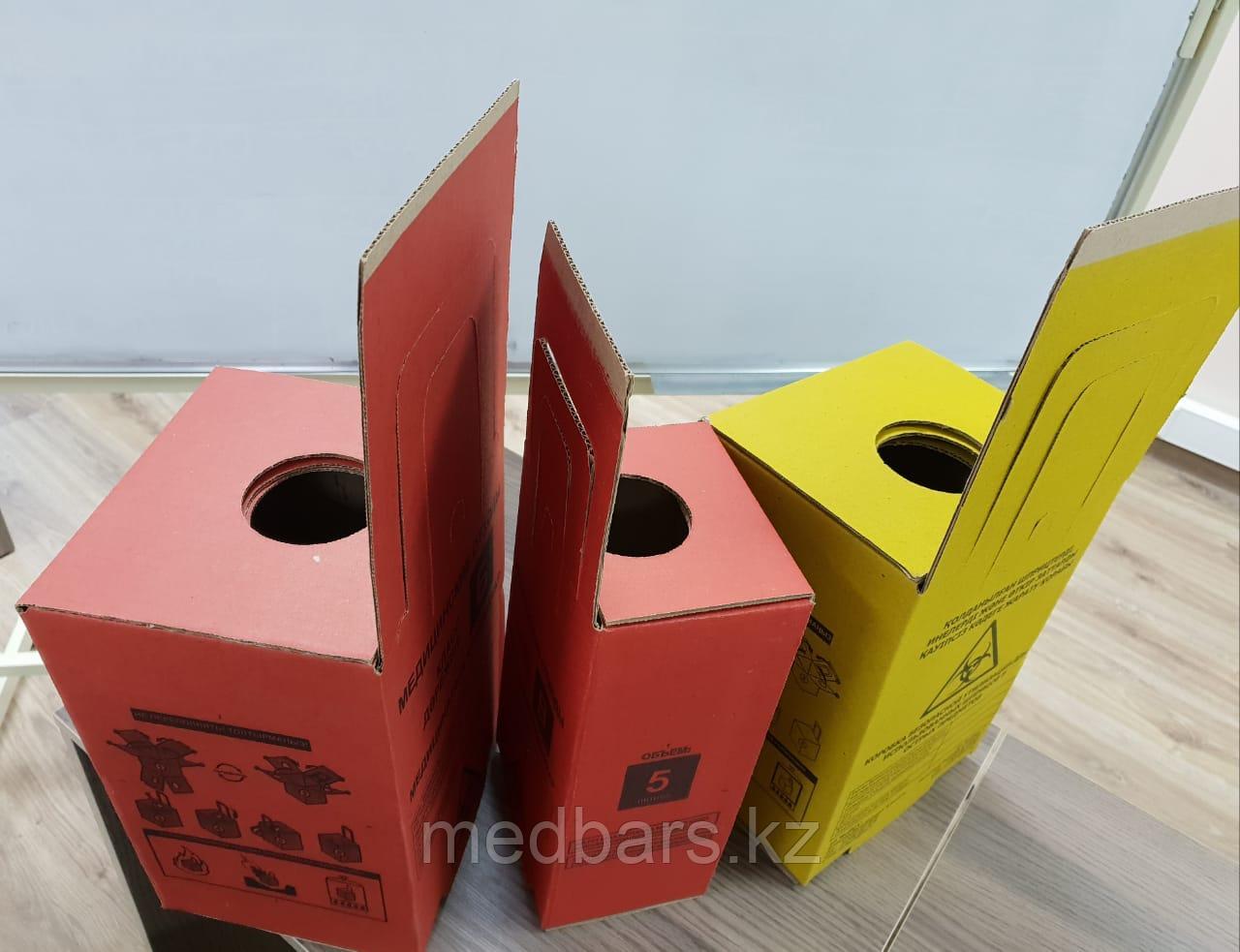 Коробка (контейнер) для безопасной утилизации медицинских отходов - фото 4 - id-p65142315