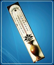 Термометр бытовой сувенирный  Д-11 "Кувшинчик" (0...+50)  ц.д.1, основание-дерево