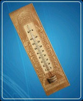 Термометр для сауны бытовой ТС №3 (0...+150) ц.д.2, основание-дерево 104х370мм