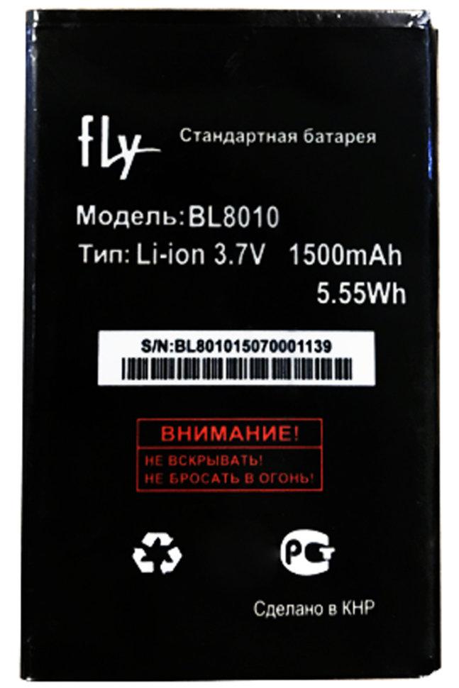 Заводской аккумулятор для Fly FS501 Nimbus 3 (BL8010, 1500 mAh)