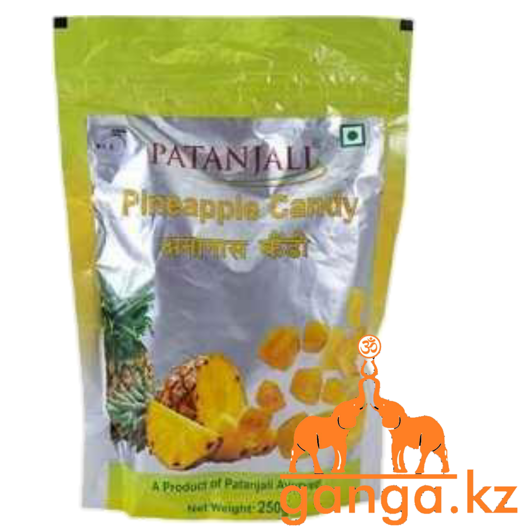 Цукаты Ананас (Pineapple Candy PATANJALI), 250 г.