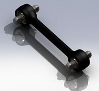 64221-2919014 Штанга реактивная L=595мм МАЗ (БААЗ)