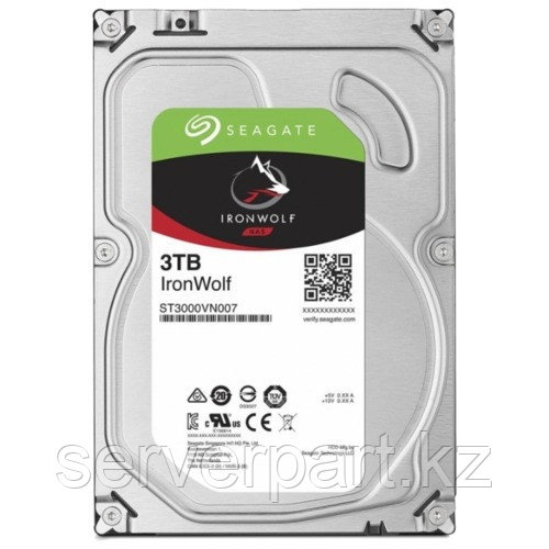 Жесткий диск Seagate Ironwolf 3TB 5.9K SATA NAS 3.5"