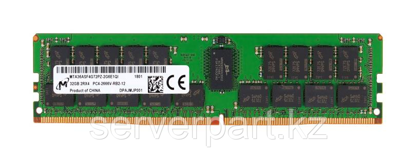 ОЗУ Micron 16GB DDR4 RDIMM 2400 (MTA18ASF2G72PDZ-2G3)