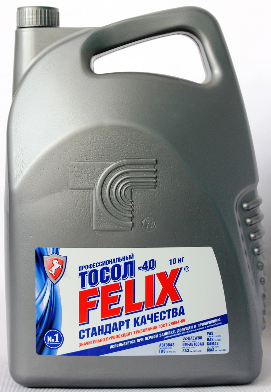 Felix-Т-Тосол-10 кг Тосол FELIX-40 (-40С) (10кг)