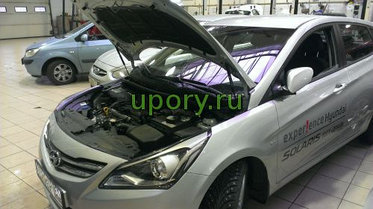 Упоры (амортизаторы) капота для Hyundai Solaris, фото 2