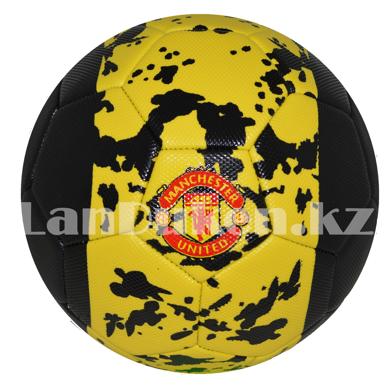 Футбольный мяч  Manchester United, желто-черный, фото 1