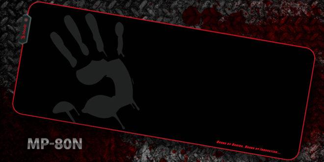 Коврик игровой RGB Bloody MP-80N Размер: 800х310х4.0 мм