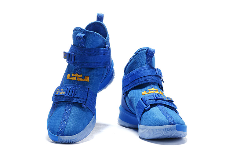 Баскетбольные кроссовки Nike LeBron Soldier 13 ( XIII ) "Blue" From Lebron James - фото 3 - id-p65168868