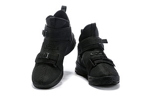 Баскетбольные кроссовки Nike LeBron Soldier 13 ( XIII ) "Triple Black" From Lebron James , фото 2