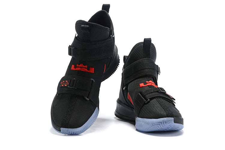 Баскетбольные кроссовки Nike LeBron Soldier 13 ( XIII ) "Black\Red" From Lebron James - фото 3 - id-p65168904