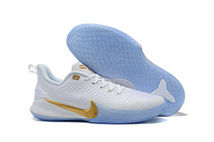 Баскетбольные кроссовки Nike Kobe Mamba Focus White\Gold, фото 2