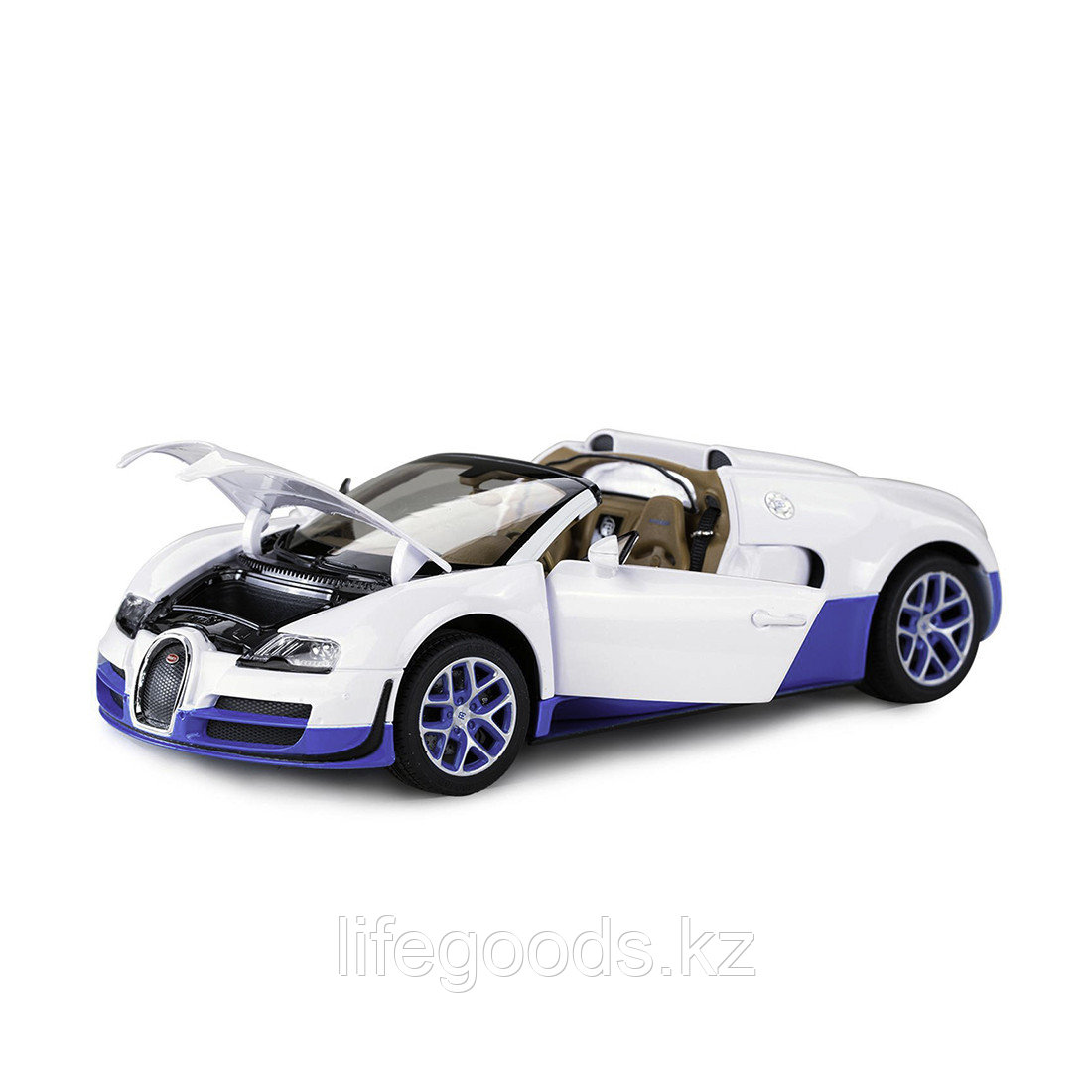 Металлическая машинка RASTAR 1:18 Bugatti Grand Sport Vitesse 43900W - фото 1 - id-p65172756