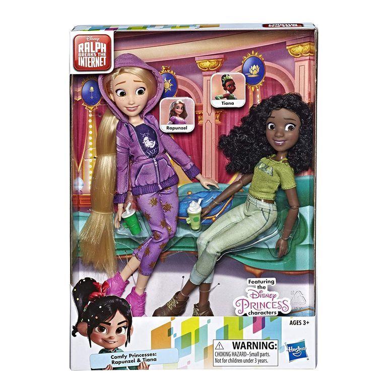 Hasbro "Ральф против Интернета" Набор Кукол Рапунцель и Тиана, в удобной одежде