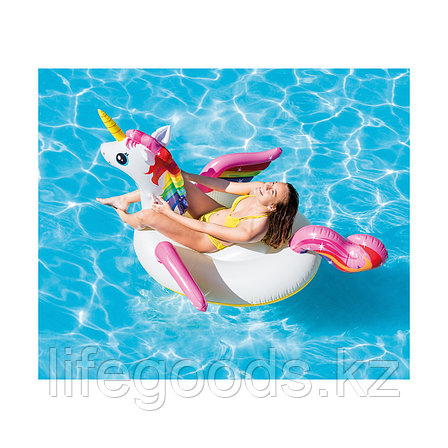 Надувная игрушка Intex 57561NP в форме единорога для плавания, фото 2