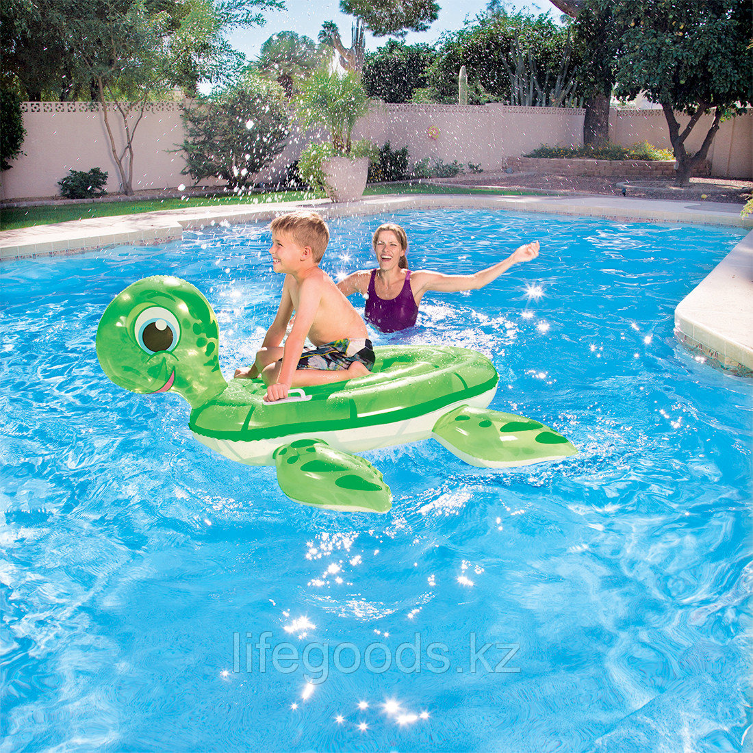 Надувная игрушка Bestway 41041 в форме черепахи для плавания - фото 1 - id-p65173155
