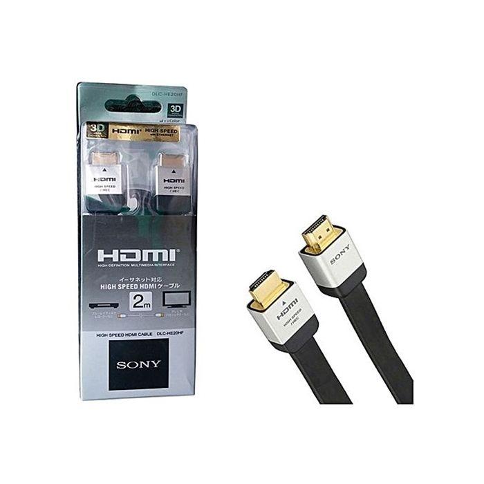 Кабель HDMI 2m (плоский) - фото 2 - id-p65179351
