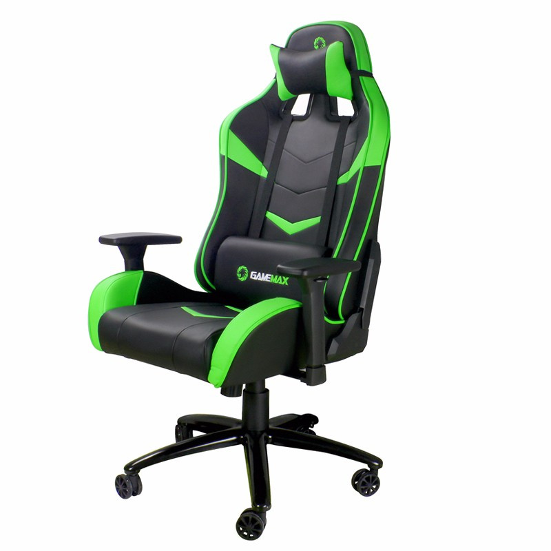Игровое кресло GameMax GCR08 GREEN/BLACK