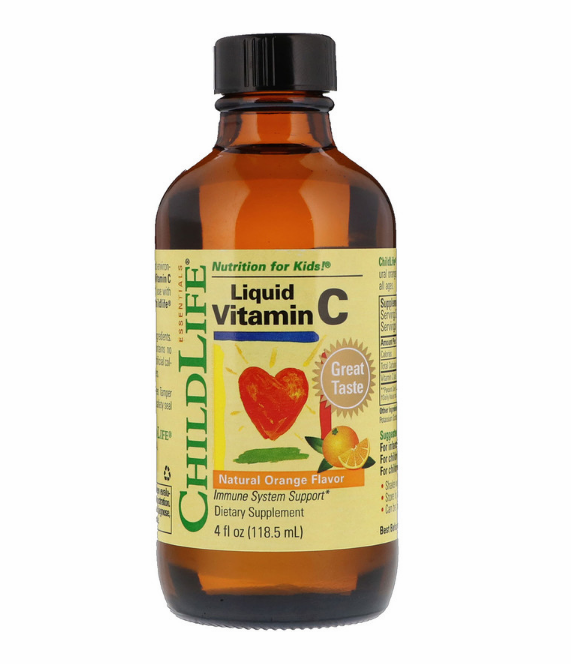 ChildLife, Essentials, витамин C в жидкой форме, натуральный апельсиновый вкус, 118,5 мл (4 жидк. унции) - фото 1 - id-p65180107