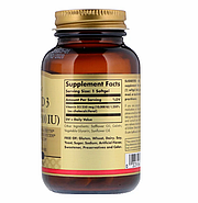 Solgar, Натуральный витамин D3, 10 000 МЕ, 120 гелевых капсул, фото 2