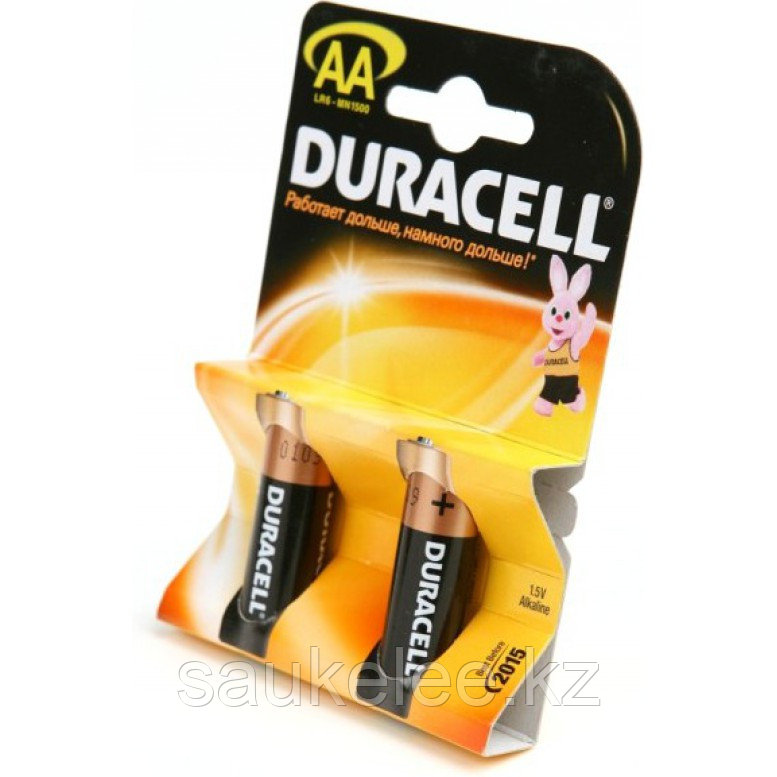 Батарейка Duracell AA LR6 1,5V 2 штуки - фото 1 - id-p65188149