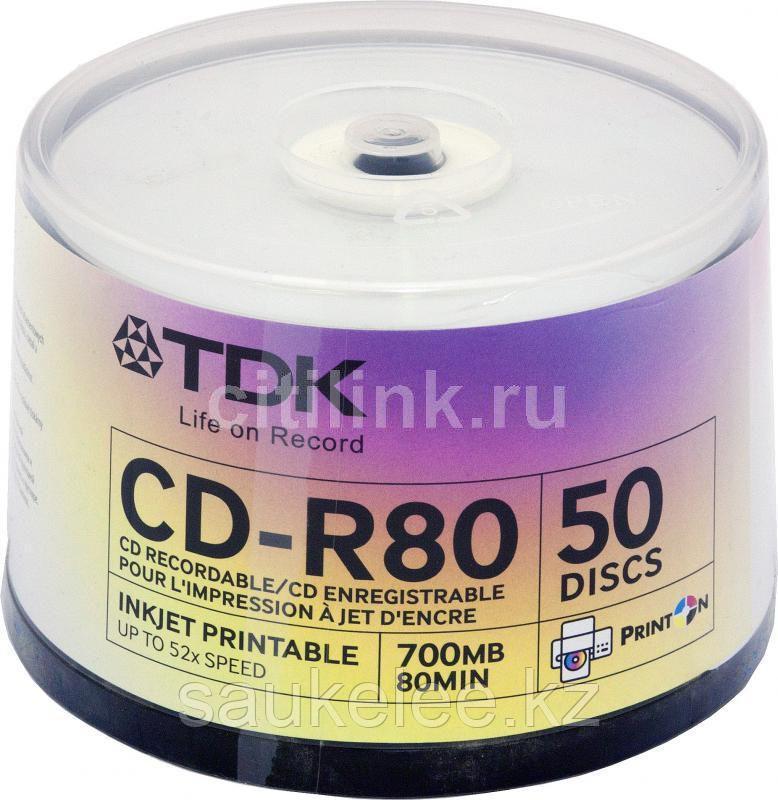 Диск CD-R 80, 50 шт/уп - фото 1 - id-p65188316