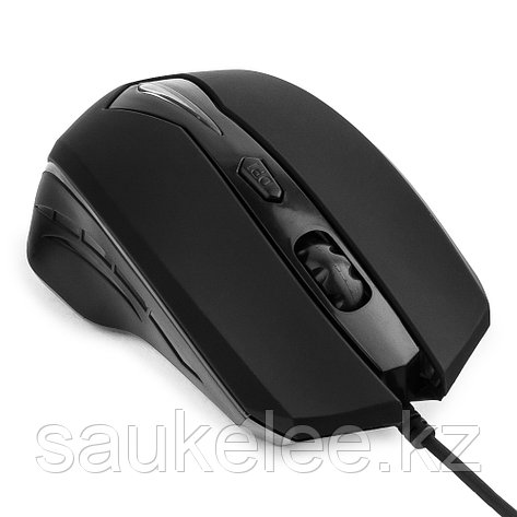 Мышь компьютерная проводная Black, USB, фото 2