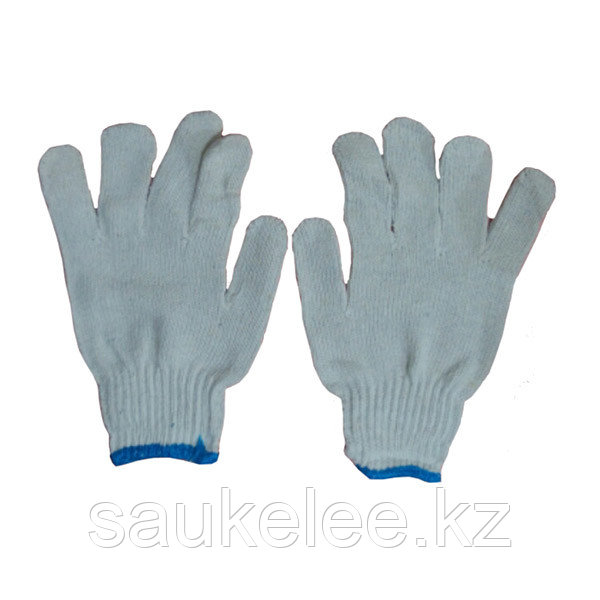 Перчатки рабочие без покрытия, белые - фото 1 - id-p65188766