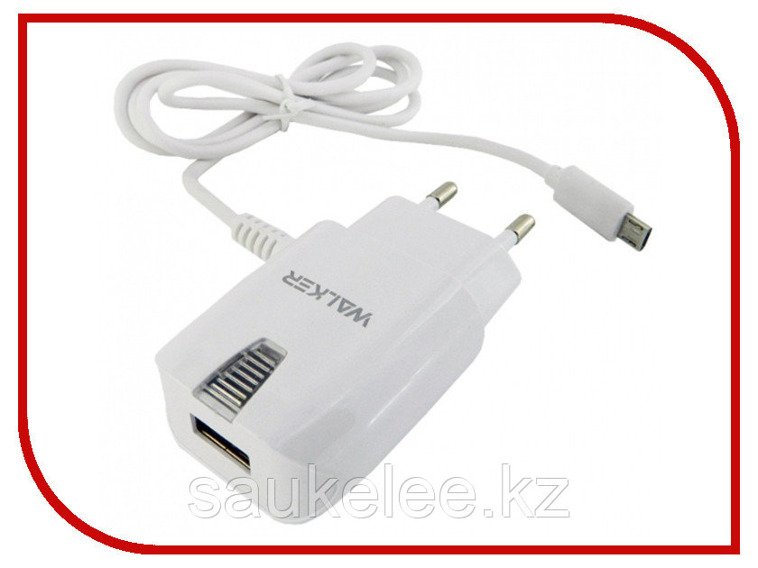 Сетевое зарядное устройство 2х USB microUSB белый Remaks - фото 1 - id-p65188902