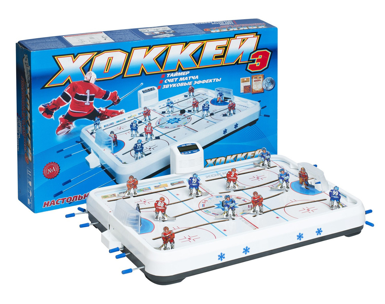 Настольная игра "Хоккей" с электронным табло (звук)Россия 80*47