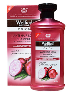 Шампунь для волос Wellice "Лук", 400 мл - фото 1 - id-p65193490