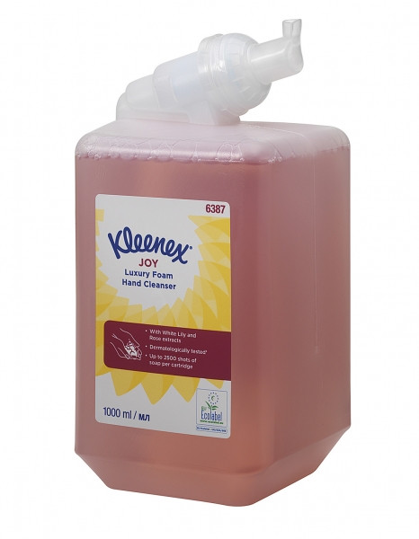 Пенное мыло в картриджах Kleenex Joy Luxury 1L. Производство Kimberly Clark Professional 6387