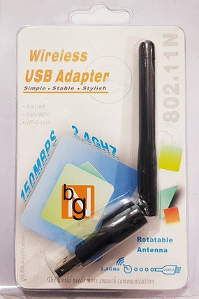 USB Wi-Fi Adapter 2.4ghz с антенной, фото 2