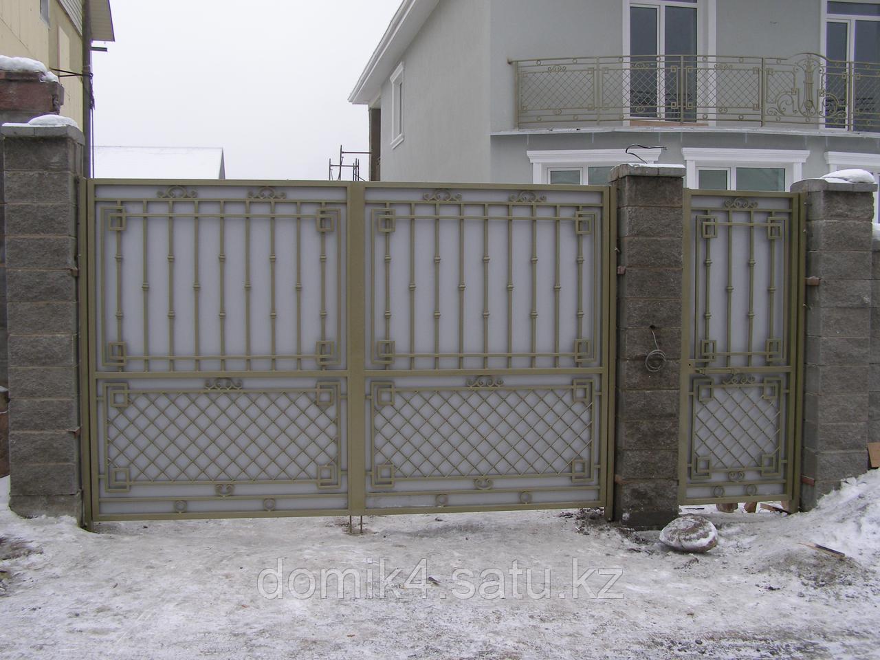 Ворота стальные кованые - фото 1 - id-p65213151