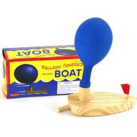 Лодка деревянная с воздушным шаром