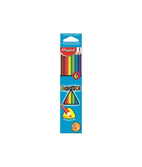 Набор цветных карандашей "Maped". 6 цветов - фото 1 - id-p65213621
