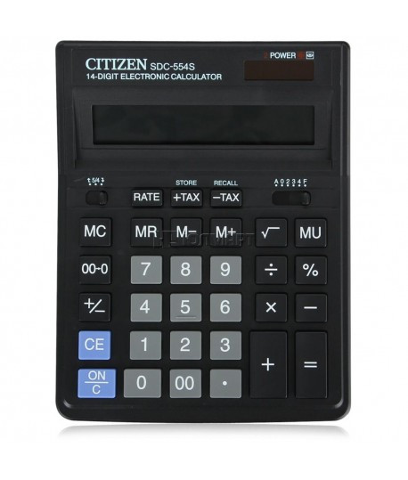Калькулятор Citizen SDC-554 14-разрядный - фото 1 - id-p65213914