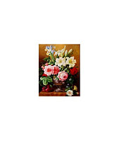 Картины по номерам Ваза с лилиями и пионами 40х50 см
